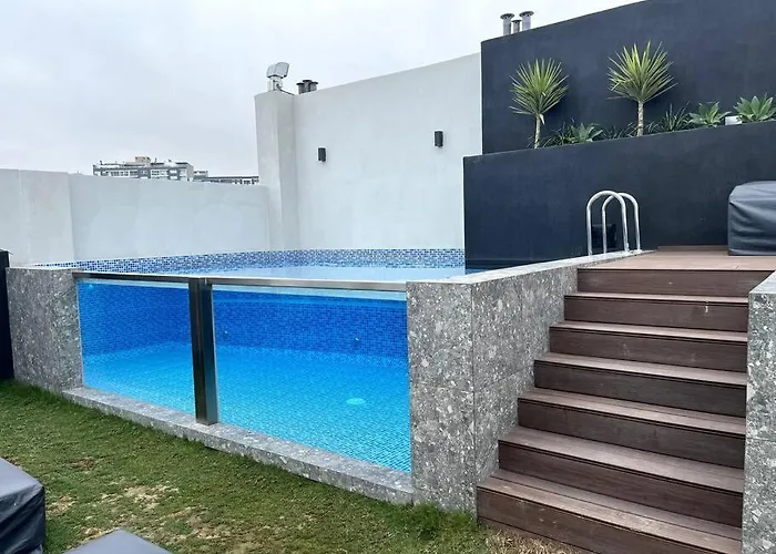 Luxury Apartment In Miraflores With Rooftop Pool
